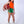 Uniform cotton jacquard knit set for girls, alternate view