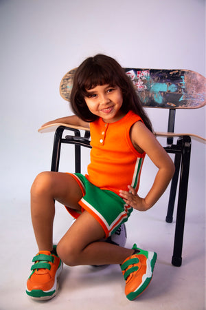 The Uniform, Knit Tank Orange