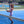 Purple girls knit tank with gold snap buttons by Little Baddie FullBody Side View playing Tennis